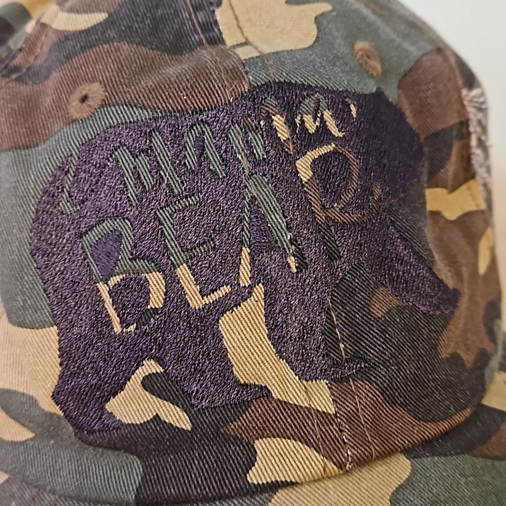 Camo Mama Bear hat/cap
